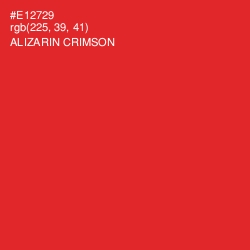 #E12729 - Alizarin Crimson Color Image